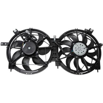 2019 Nissan Altima Dual Radiator and Condenser Fan Assembly Four Seasons 76434 image 1 of 4