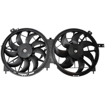 2019 Nissan Altima Dual Radiator and Condenser Fan Assembly Four Seasons 76434 image 2 of 4