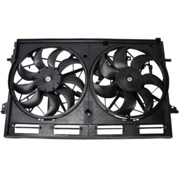 2021 Nissan Rogue Dual Radiator and Condenser Fan Assembly Four Seasons 76435 image 2 of 3