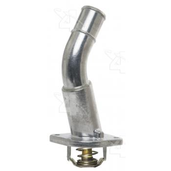 2006 Buick Rainier Engine Coolant Thermostat / Water Outlet Assembly Four Seasons 85934 image 2 of 3