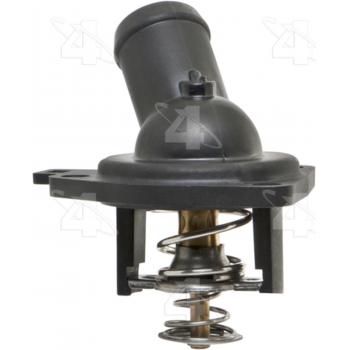 2006 Acura TSX Engine Coolant Thermostat / Water Outlet Assembly Four Seasons 85938 image 2 of 4