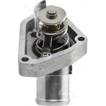 2008 Infiniti FX35 Engine Coolant Thermostat / Water Outlet Assembly Four Seasons 85951 image 3 of 4