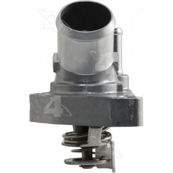 2008 Infiniti FX35 Engine Coolant Thermostat / Water Outlet Assembly Four Seasons 85951 image 4 of 4