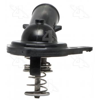 2003 Acura RSX Engine Coolant Thermostat / Water Outlet Assembly Four Seasons 85979 image 2 of 4