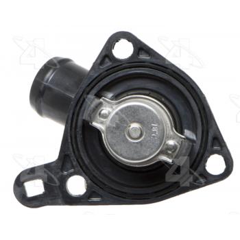 2003 Acura RSX Engine Coolant Thermostat / Water Outlet Assembly Four Seasons 85979 image 3 of 4
