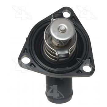 2015 Acura TLX Engine Coolant Thermostat / Water Outlet Assembly Four Seasons 85995 image 3 of 4