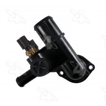 1999 Ford F-100 Ranger Engine Coolant Thermostat / Water Outlet Assembly Four Seasons 86111 image 2 of 4