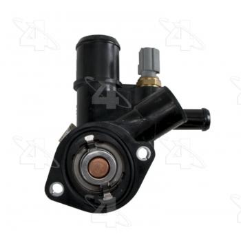 1999 Ford F-100 Ranger Engine Coolant Thermostat / Water Outlet Assembly Four Seasons 86111 image 4 of 4
