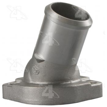 2009 Buick Lucerne Engine Coolant Thermostat / Water Outlet Assembly Four Seasons 86133 image 4 of 4