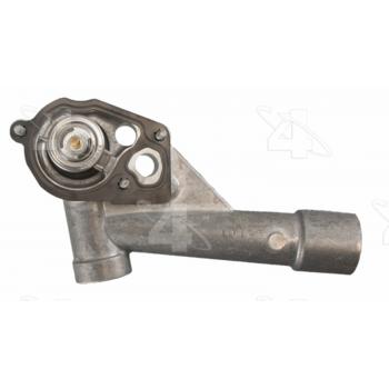 2008 Pontiac G8 Engine Coolant Thermostat / Water Outlet Assembly Four Seasons 86142 image 3 of 4
