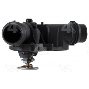 2000 BMW Z3 Engine Coolant Thermostat / Water Outlet Assembly Four Seasons 86177 image 2 of 4