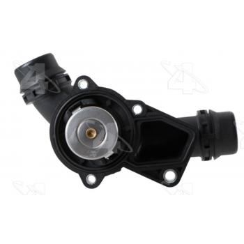 2000 BMW Z3 Engine Coolant Thermostat / Water Outlet Assembly Four Seasons 86177 image 3 of 4