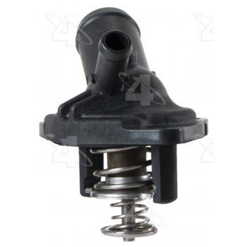 2014 Acura MDX Engine Coolant Thermostat / Water Outlet Assembly Four Seasons 86192 image 2 of 4