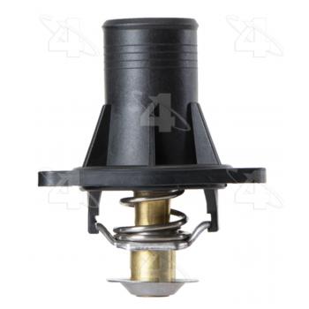 2007 Jaguar X-Type Engine Coolant Thermostat / Water Outlet Assembly Four Seasons 86201 image 2 of 4