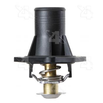 2007 Jaguar X-Type Engine Coolant Thermostat / Water Outlet Assembly Four Seasons 86201 image 4 of 4