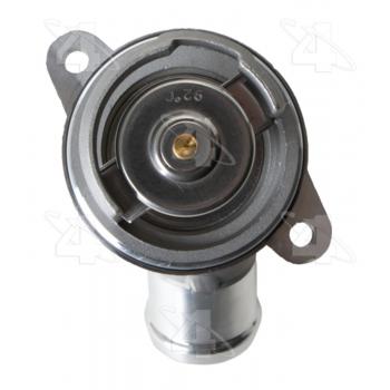 2003 Audi A6 Engine Coolant Thermostat / Water Outlet Assembly Four Seasons 86207 image 3 of 4