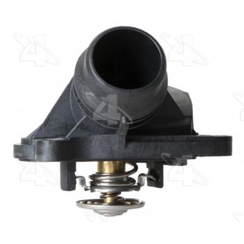 2012 BMW X5 Engine Coolant Thermostat / Water Outlet Assembly Four Seasons 86210 image 2 of 4