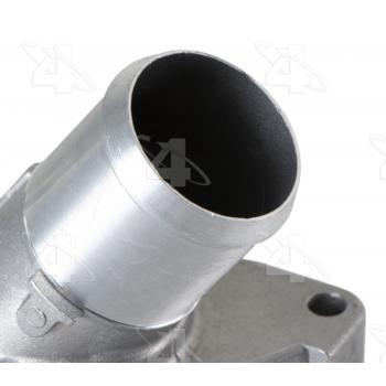 2014 Nissan GT-R Engine Coolant Thermostat / Water Outlet Assembly Four Seasons 86213 image 4 of 4