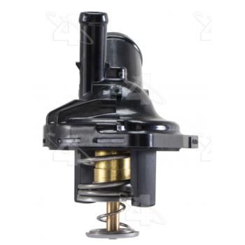 2018 Acura MDX Engine Coolant Thermostat / Water Outlet Assembly Four Seasons 86233 image 2 of 4