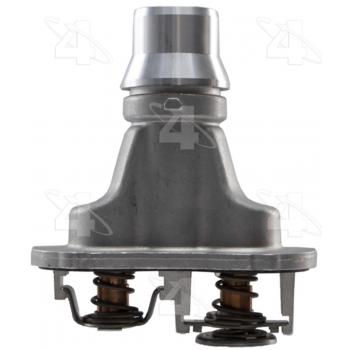 2009 Ford F-450 Super Duty Engine Coolant Thermostat / Water Outlet Assembly Four Seasons 86252 image 3 of 4