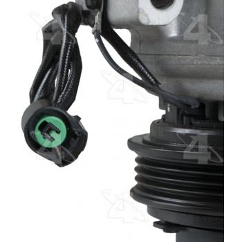 2002 Kia Sportage A/C Compressor Four Seasons 98344 image 4 of 4