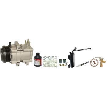 2008 Ford E-150 Econoline A/C Compressor and Component Kit Front and Rear Four Seasons 9961NK image 1 of 4