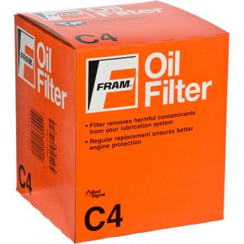 1952 Ford F2 Engine Oil Filter Fram C4 image 2 of 3