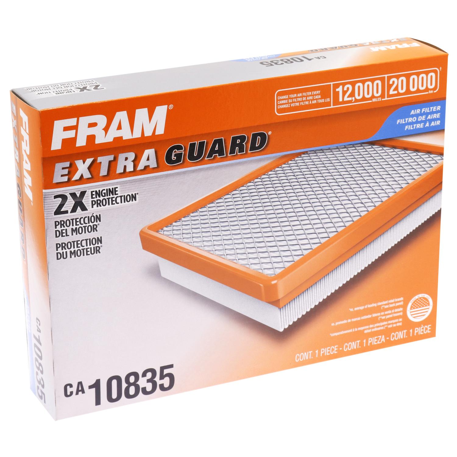 Fram CA10835 - Air Filter Fram CA10835 Air Filter product image 5 of 6