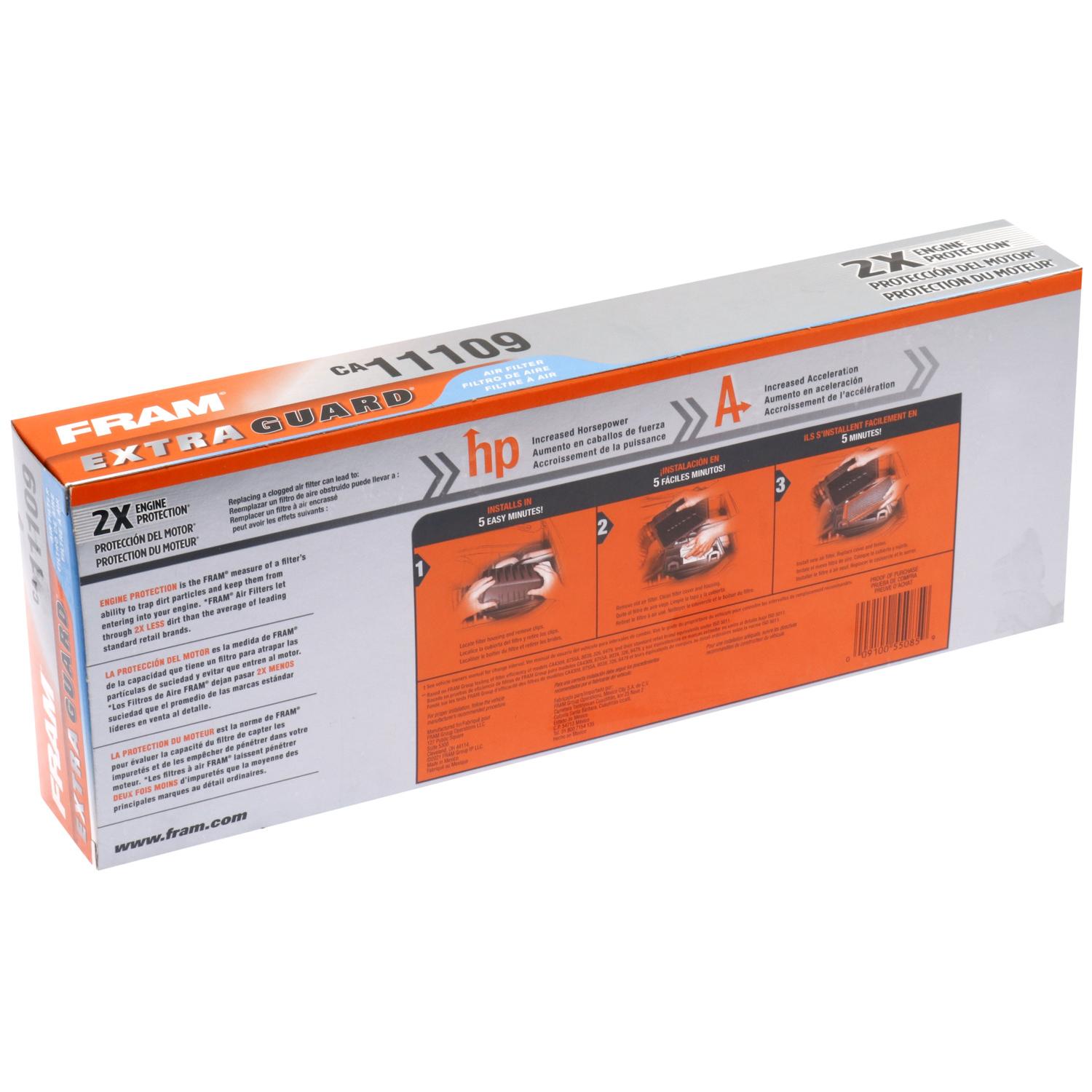 Fram CA11109 Air Filter product image 4 of 7
