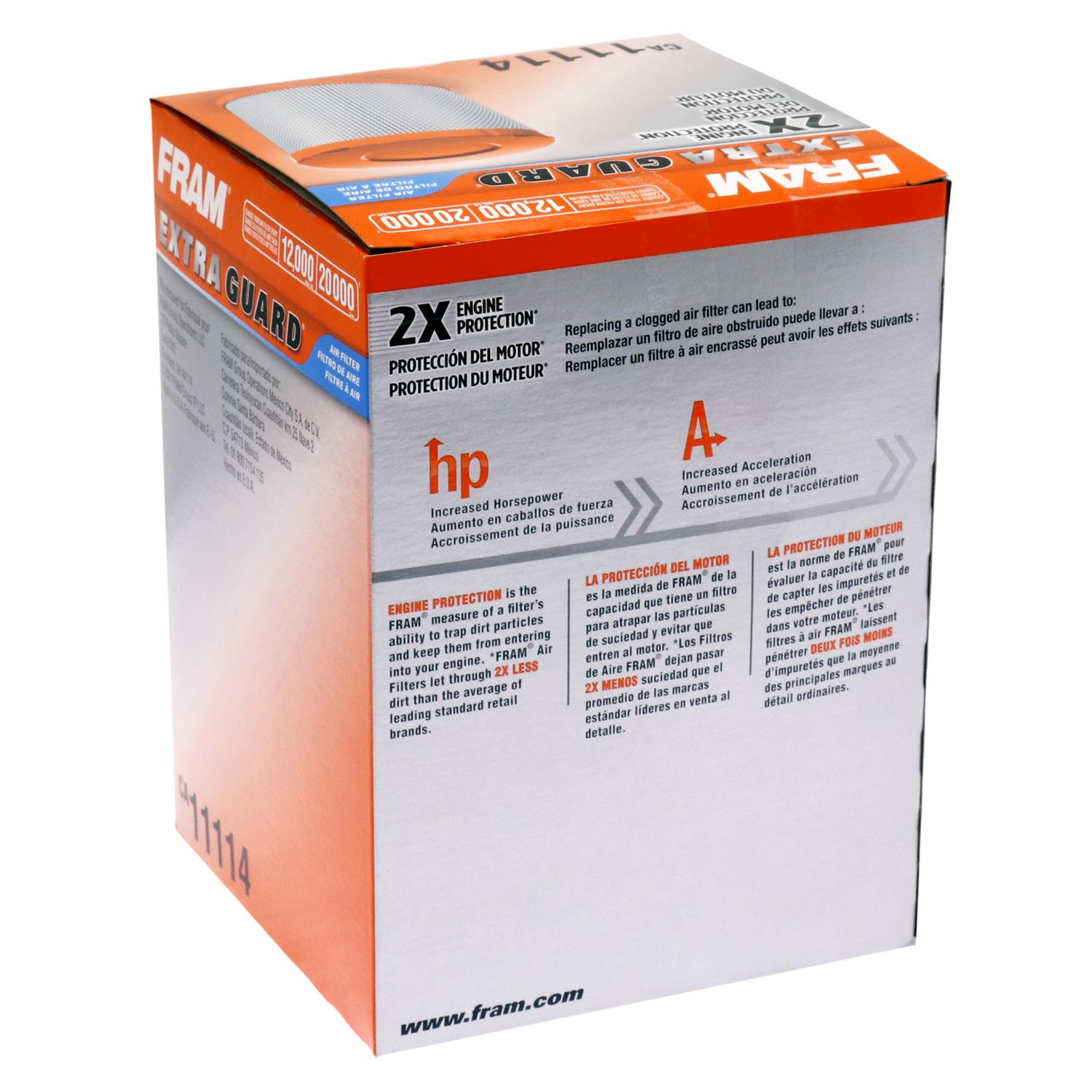 Fram CA11114 - Air Filter Fram CA11114 Air Filter product image 4 of 6