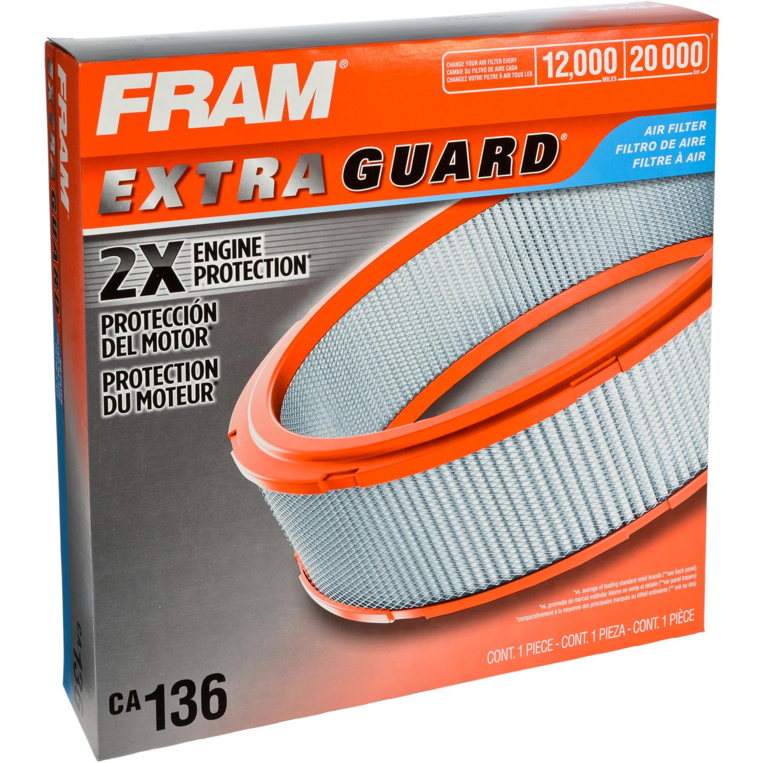 Fram CA136 Air Filter product image 2 of 6