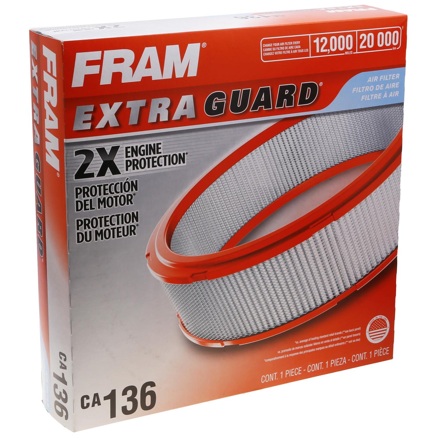 Fram CA136 Air Filter product image 5 of 6