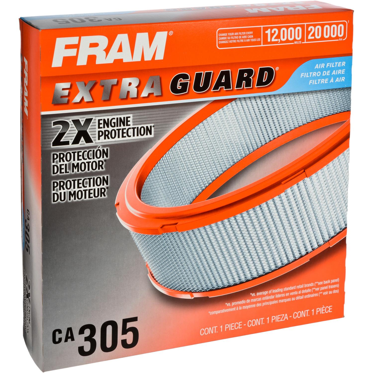 Fram CA305 - Air Filter Fram CA305 Air Filter product image 2 of 4