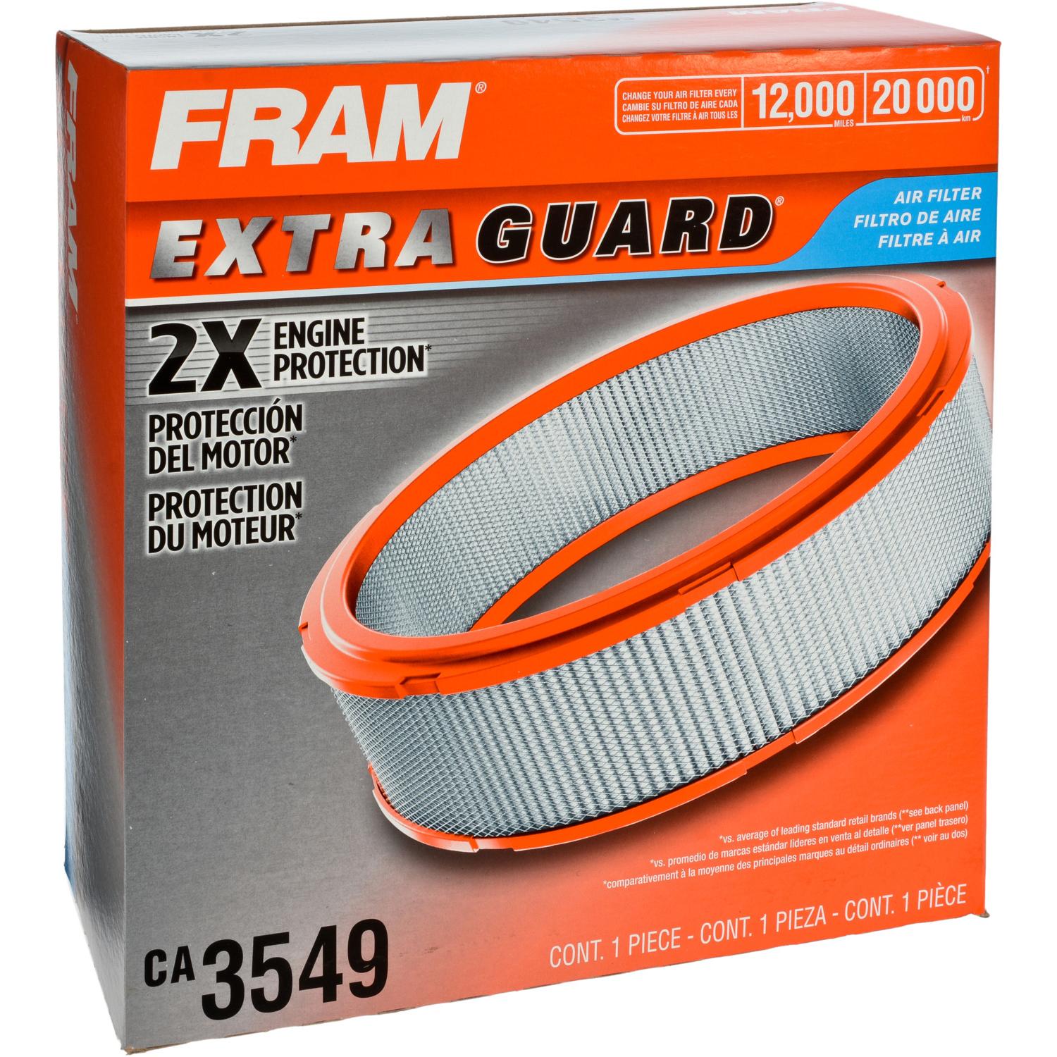 Fram CA3549 - Air Filter Fram CA3549 Air Filter product image 4 of 4