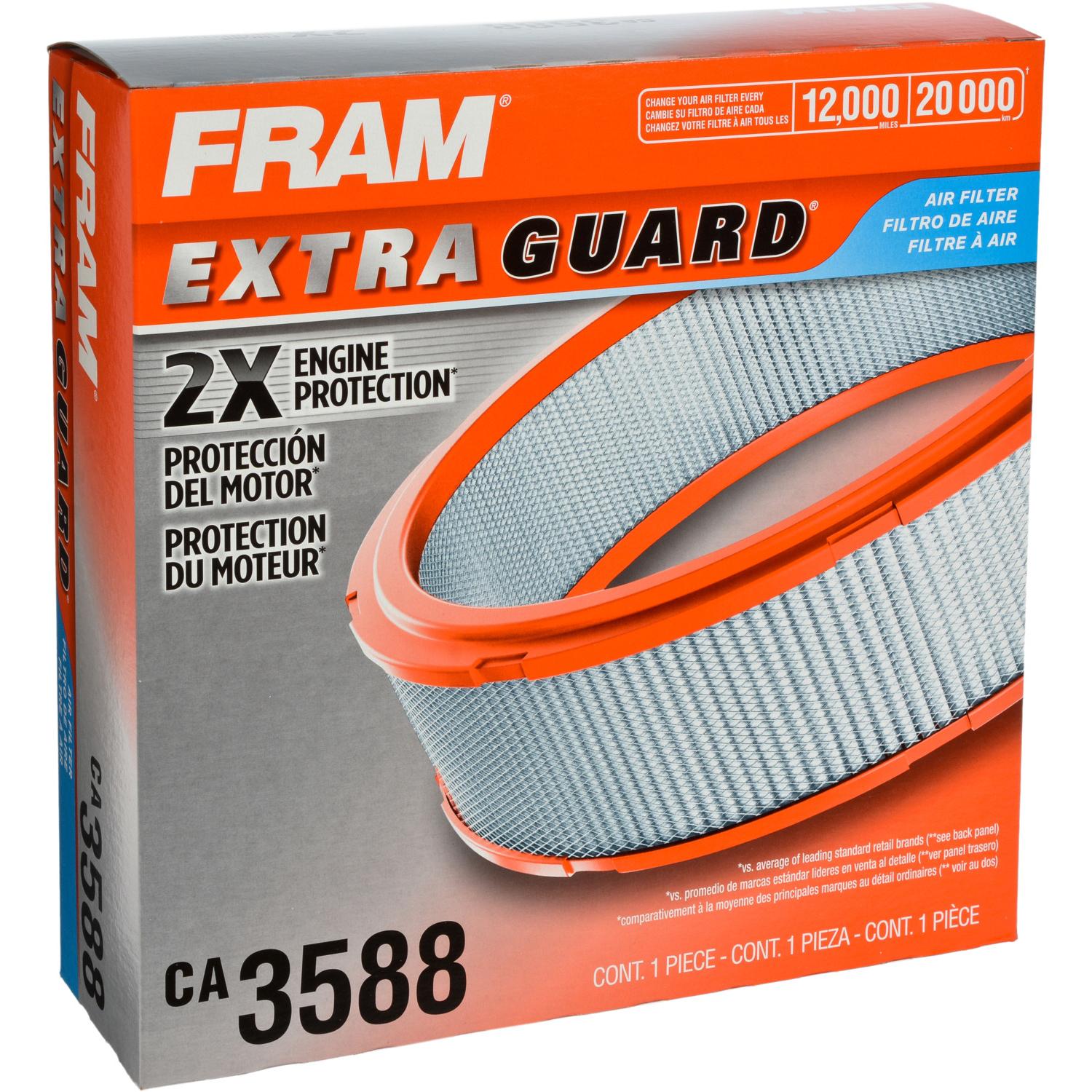 Fram CA3588 - Air Filter Fram CA3588 Air Filter product image 3 of 6