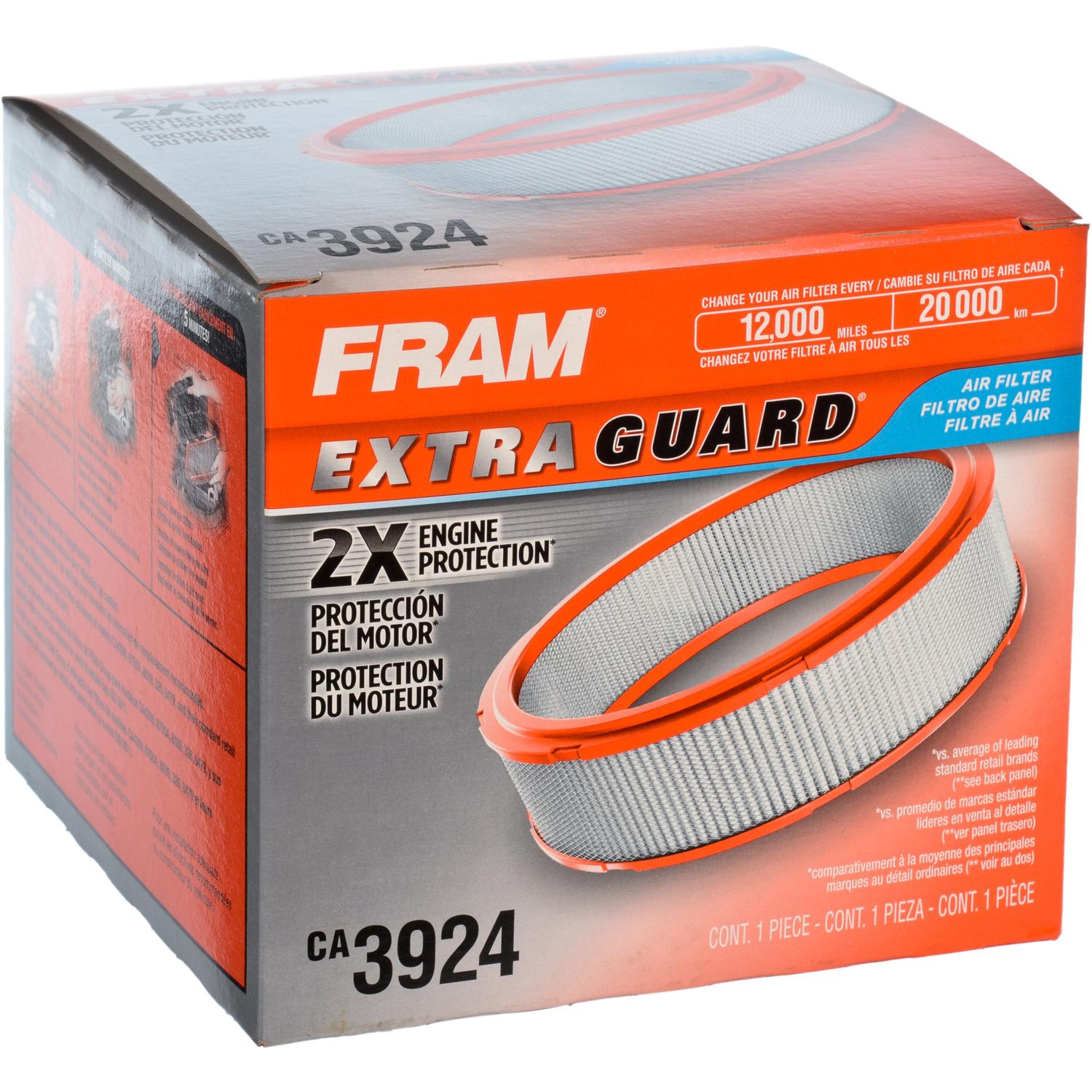 Fram CA3924 Air Filter product image 2 of 5