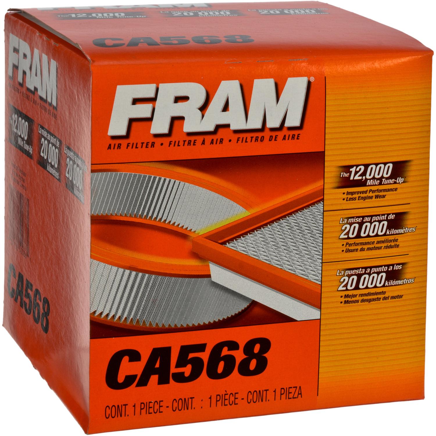 Fram CA568 - Air Filter Fram CA568 Air Filter product image 2 of 4