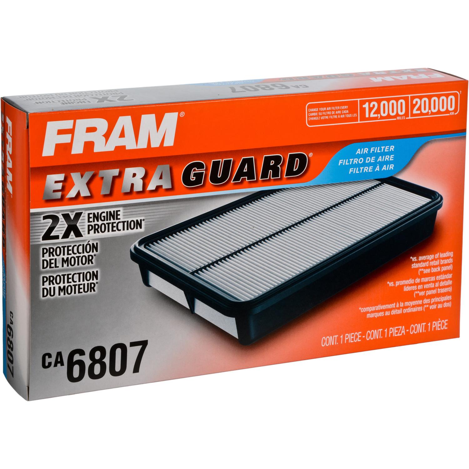 Fram CA6807 - Air Filter Fram CA6807 Air Filter product image 2 of 4