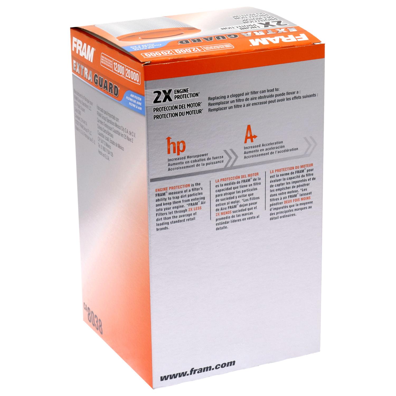 Fram CA8038 Air Filter product image 6 of 7