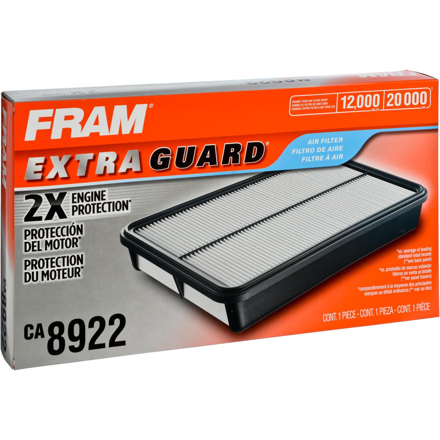 Fram CA8922 Air Filter product image 2 of 7