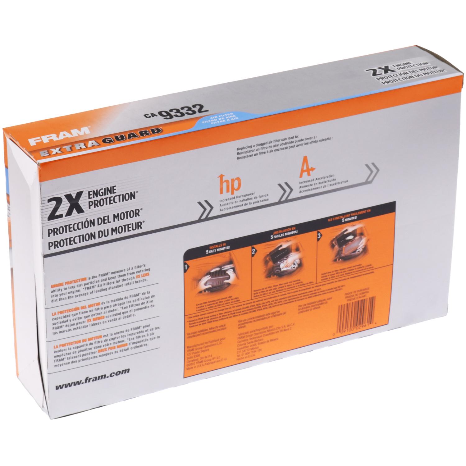 Fram CA9332 Air Filter product image 6 of 7