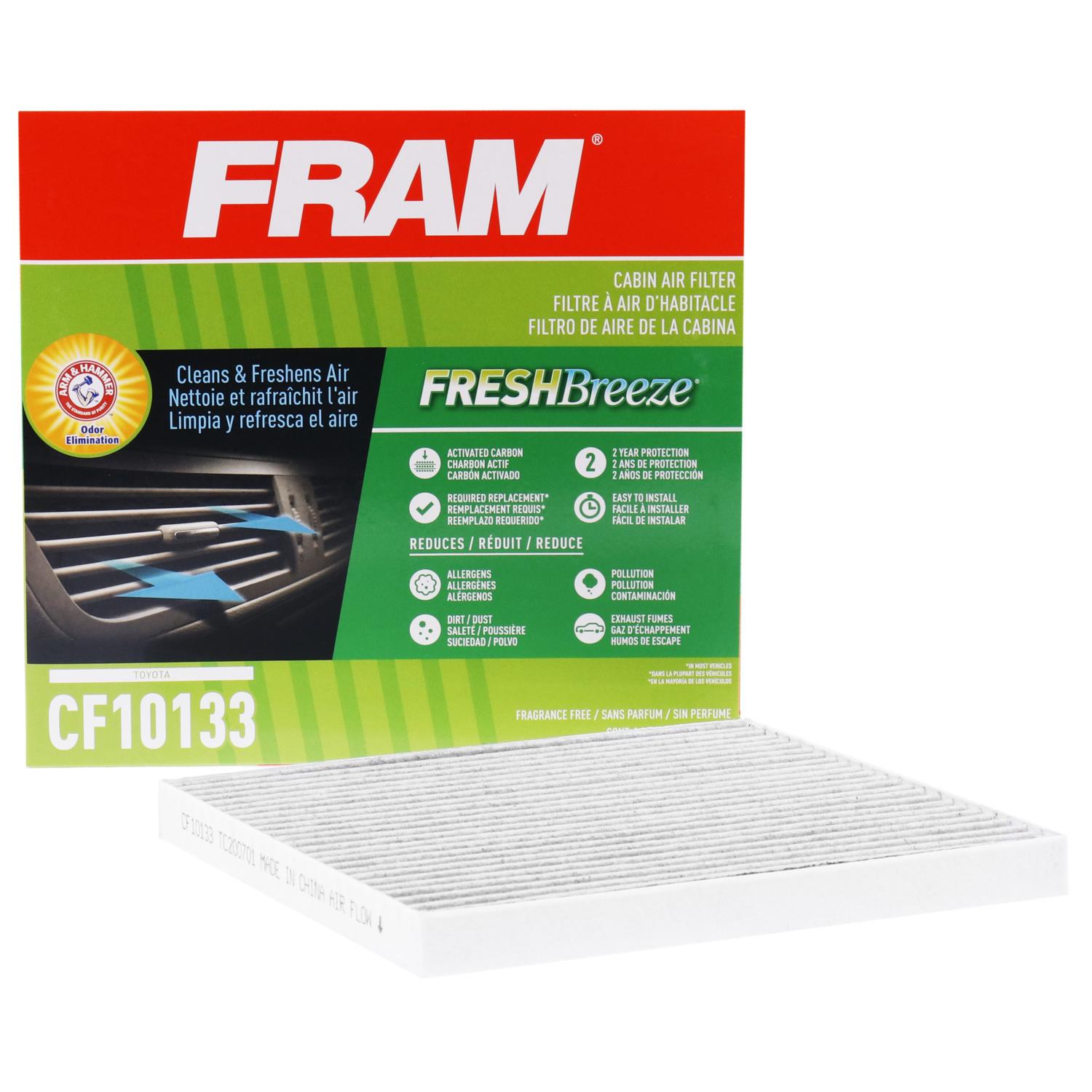 Fram CF10133 - Cabin Air Filter Fram CF10133 Cabin Air Filter product image 3 of 6