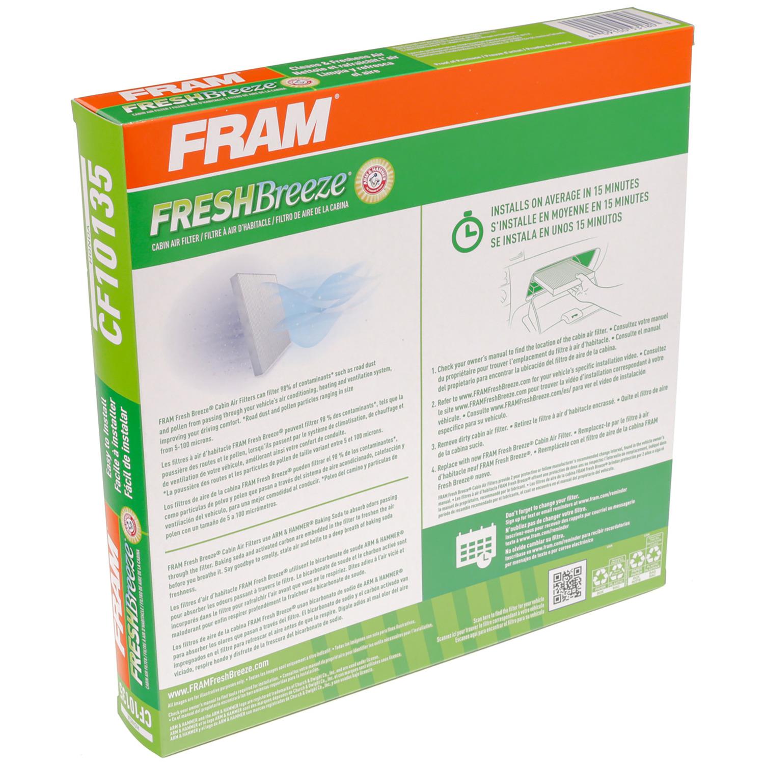 Fram CF10135 - Cabin Air Filter Fram CF10135 Cabin Air Filter product image 5 of 6