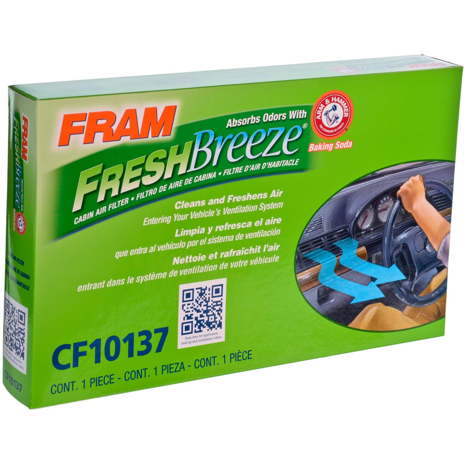 Fram CF10137 - Cabin Air Filter Fram CF10137 Cabin Air Filter product image 2 of 6