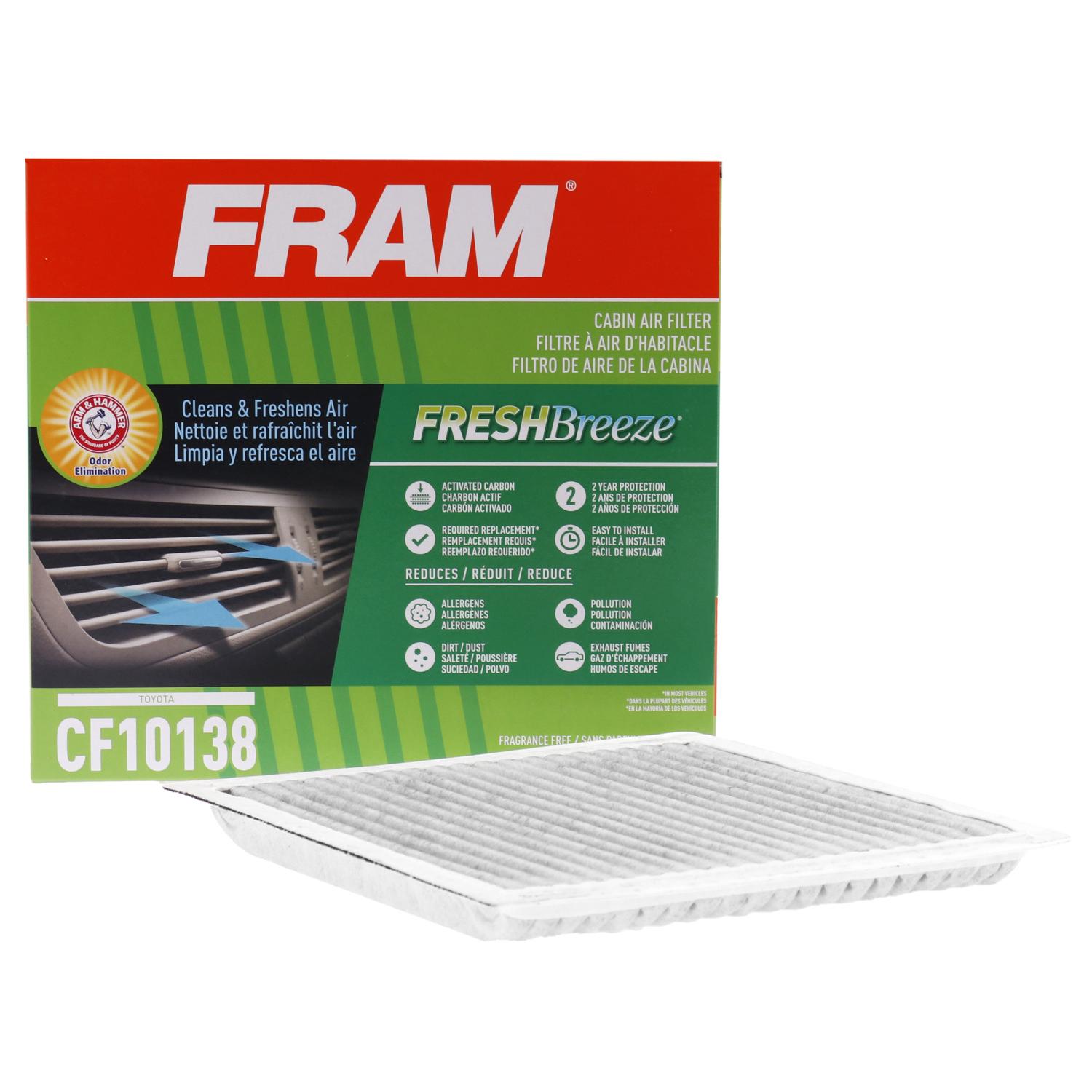Fram CF10138 - Cabin Air Filter Fram CF10138 Cabin Air Filter product image 3 of 6