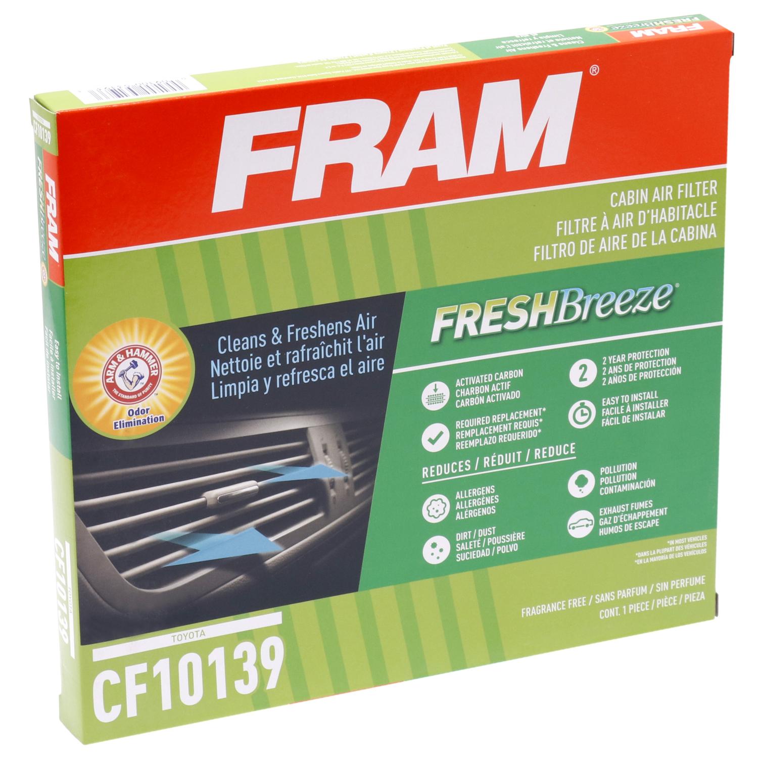 Fram CF10139 - Cabin Air Filter Fram CF10139 Cabin Air Filter product image 5 of 6