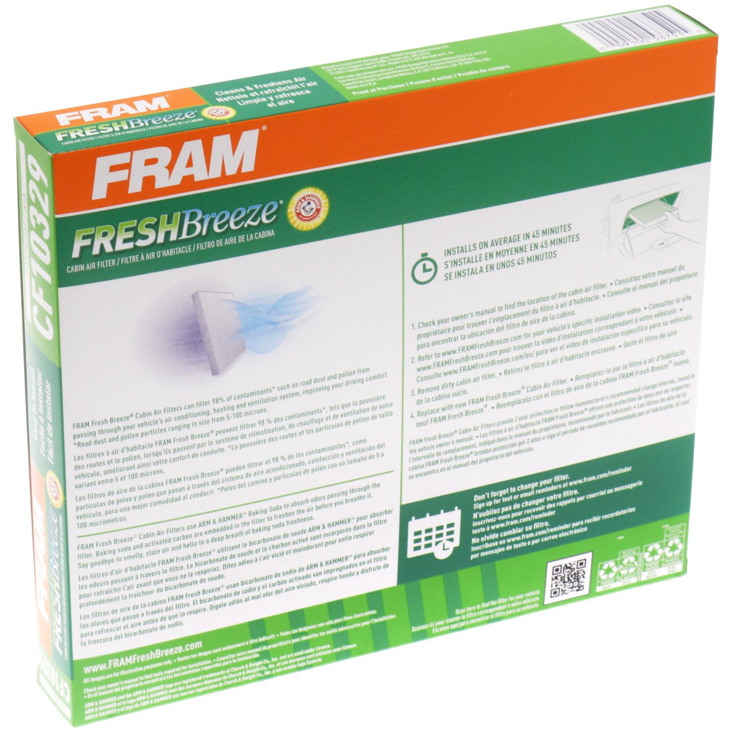 Fram CF10329 - Cabin Air Filter Fram CF10329 Cabin Air Filter product image 5 of 7