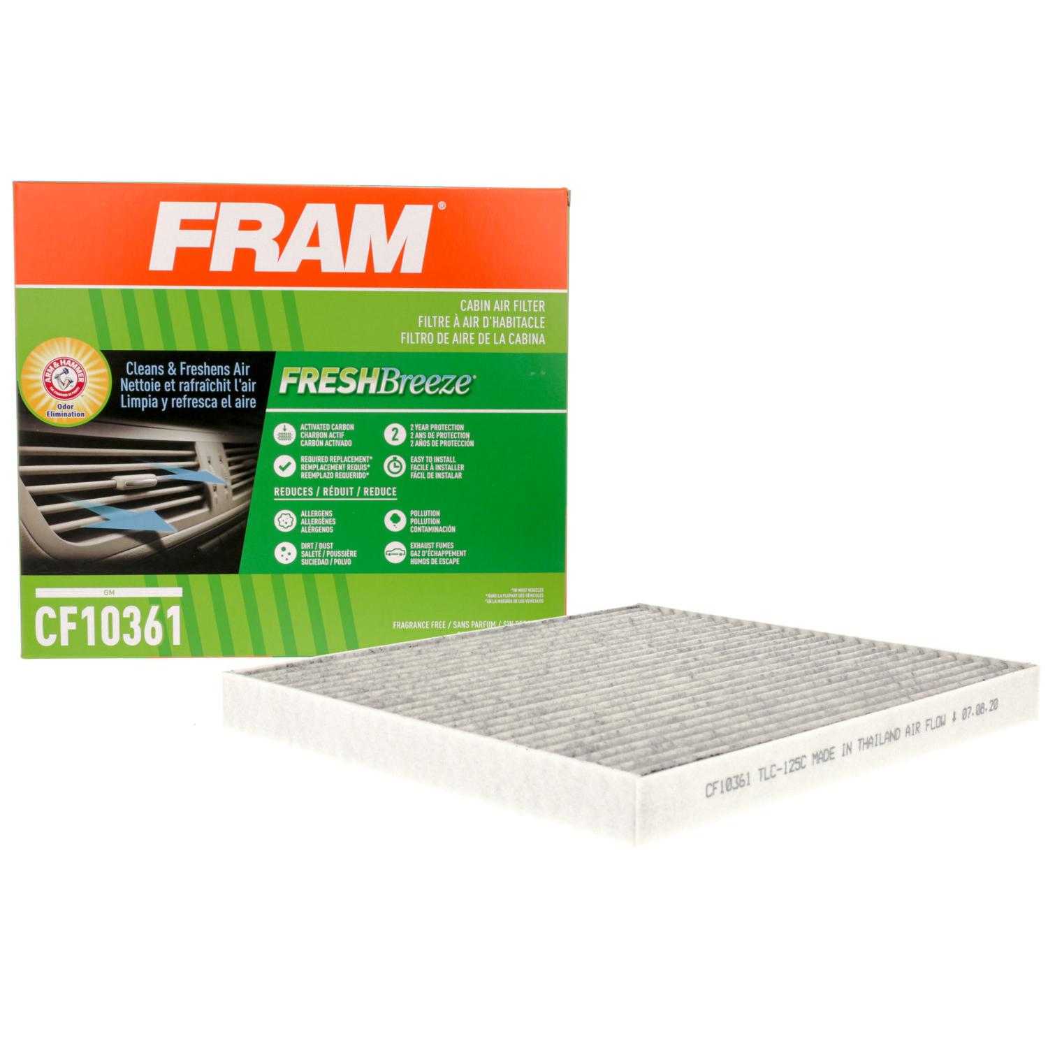 Fram CF10361 - Cabin Air Filter Fram CF10361 Cabin Air Filter product image 3 of 6