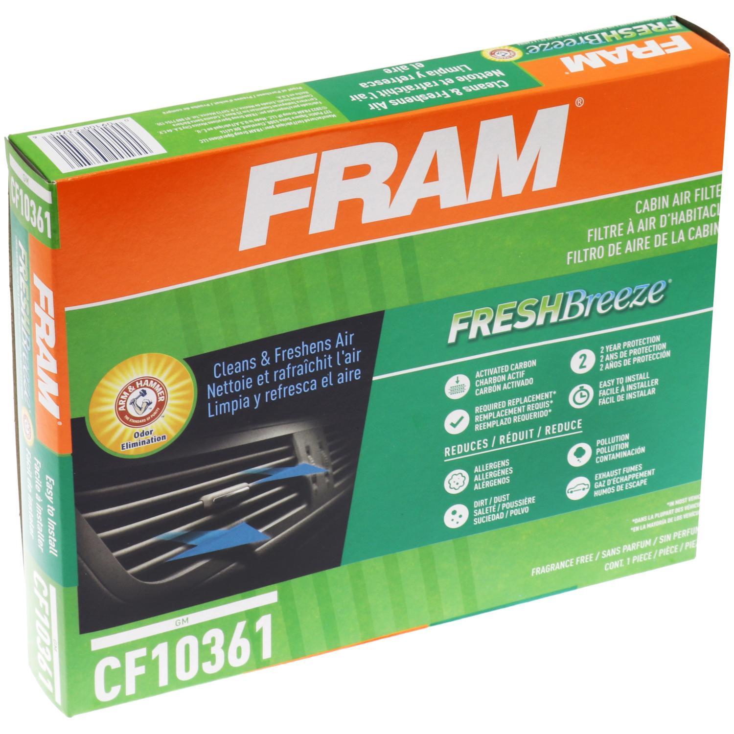 Fram CF10361 - Cabin Air Filter Fram CF10361 Cabin Air Filter product image 6 of 6