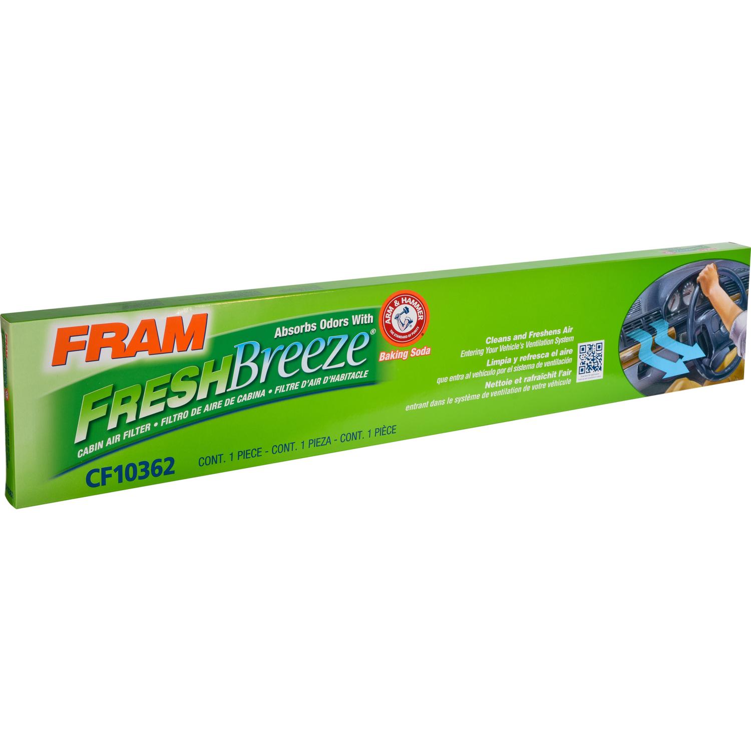 Fram CF10362 - Cabin Air Filter Fram CF10362 Cabin Air Filter product image 2 of 4